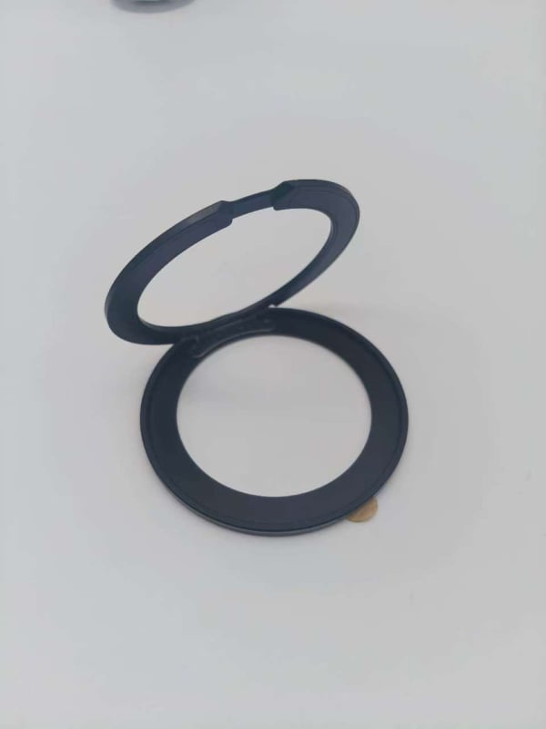 Metalo telefono dėklo laikiklis su 360° sukimu, 2,3 mm storio, minimalistinis žiedo laikiklis