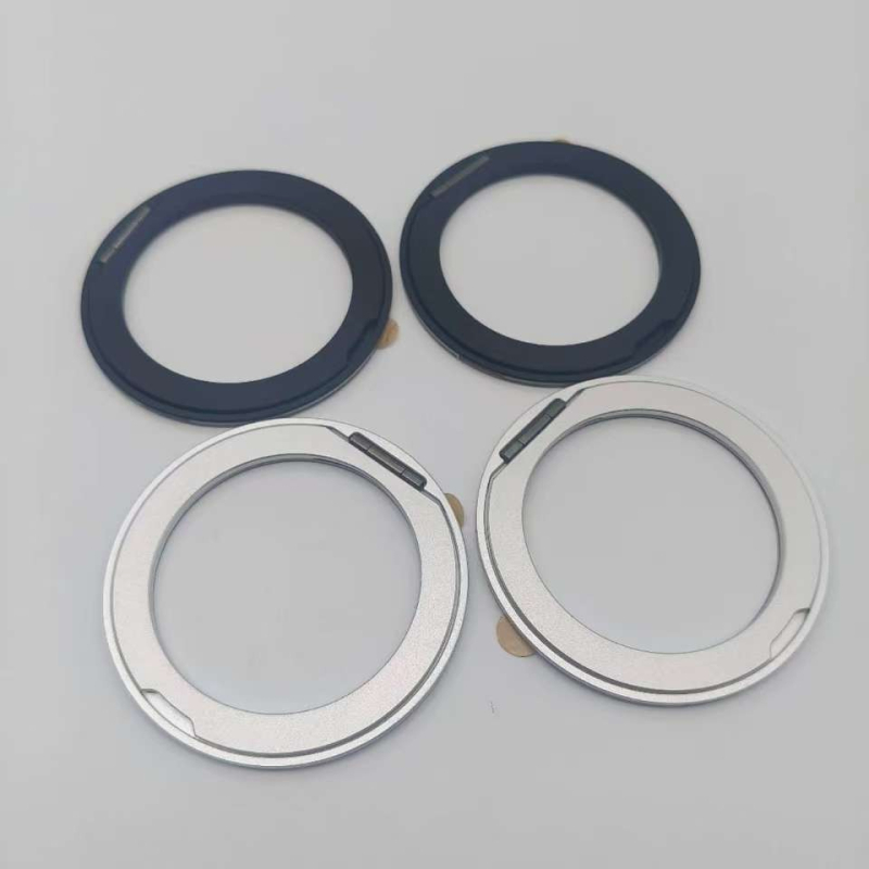 Metalo telefono dėklo laikiklis su 360° sukimu, 2,3 mm storio, minimalistinis žiedo laikiklis