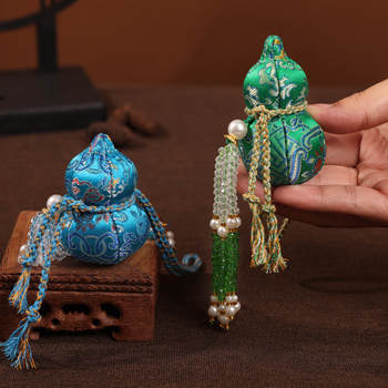 Κρεμαστό σε σχήμα κολοκύθας με κρύσταλλο φούντα, κεντημένο Song brocade, αξεσουάρ Hanfu (Brand: Jutong; Υλικό: Brocade; Στυλ: Εθνοτικό; Κατασκευή: Ημιχειροποίητο και ημιμηχανικό; Ιδέες δώρου: Γενέθλια, Μετακόμιση)