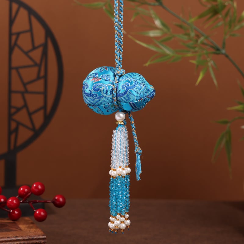 Κρεμαστό σε σχήμα κολοκύθας με κρύσταλλο φούντα, κεντημένο Song brocade, αξεσουάρ Hanfu (Brand: Jutong; Υλικό: Brocade; Στυλ: Εθνοτικό; Κατασκευή: Ημιχειροποίητο και ημιμηχανικό; Ιδέες δώρου: Γενέθλια, Μετακόμιση)