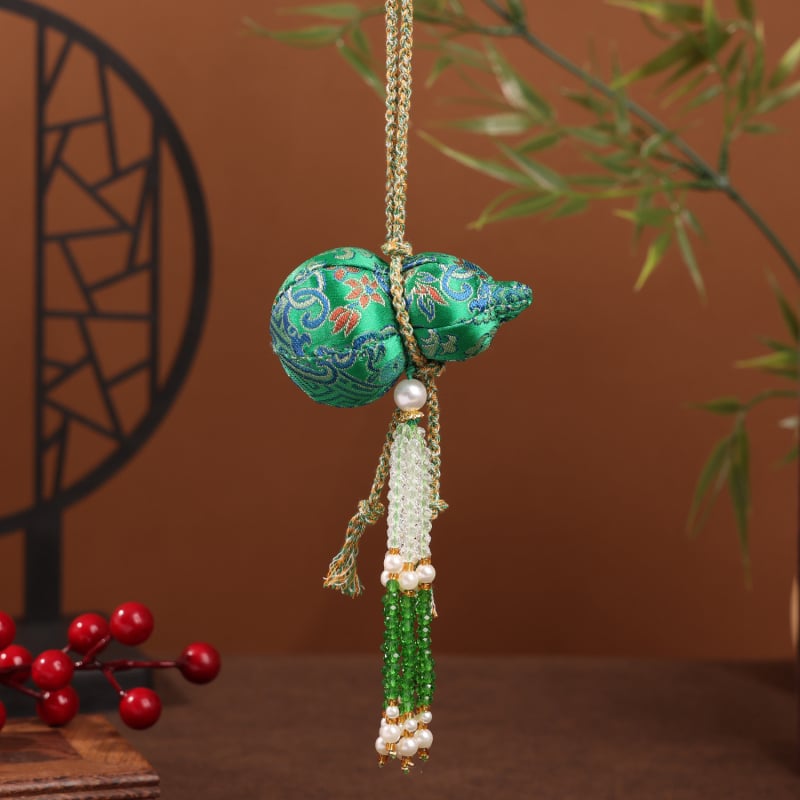 Κρεμαστό σε σχήμα κολοκύθας με κρύσταλλο φούντα, κεντημένο Song brocade, αξεσουάρ Hanfu (Brand: Jutong; Υλικό: Brocade; Στυλ: Εθνοτικό; Κατασκευή: Ημιχειροποίητο και ημιμηχανικό; Ιδέες δώρου: Γενέθλια, Μετακόμιση)