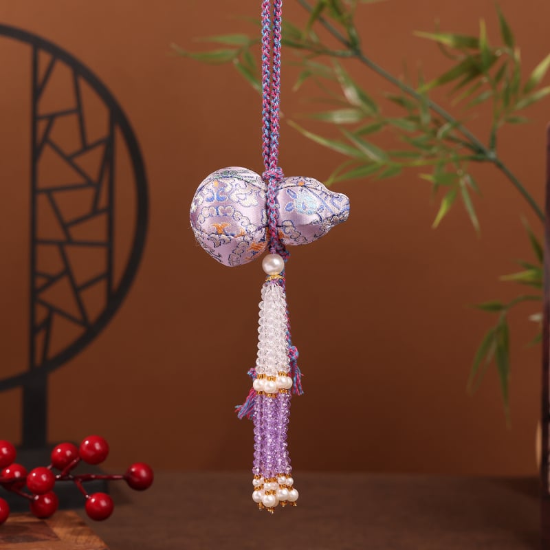 Κρεμαστό σε σχήμα κολοκύθας με κρύσταλλο φούντα, κεντημένο Song brocade, αξεσουάρ Hanfu (Brand: Jutong; Υλικό: Brocade; Στυλ: Εθνοτικό; Κατασκευή: Ημιχειροποίητο και ημιμηχανικό; Ιδέες δώρου: Γενέθλια, Μετακόμιση)