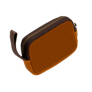 MaDonNo 2062 Mincovník z pravej kože s horným vrstvom hovädzej kože, jednofarebný vzor, 1 skladanie, polyesterová podšívka