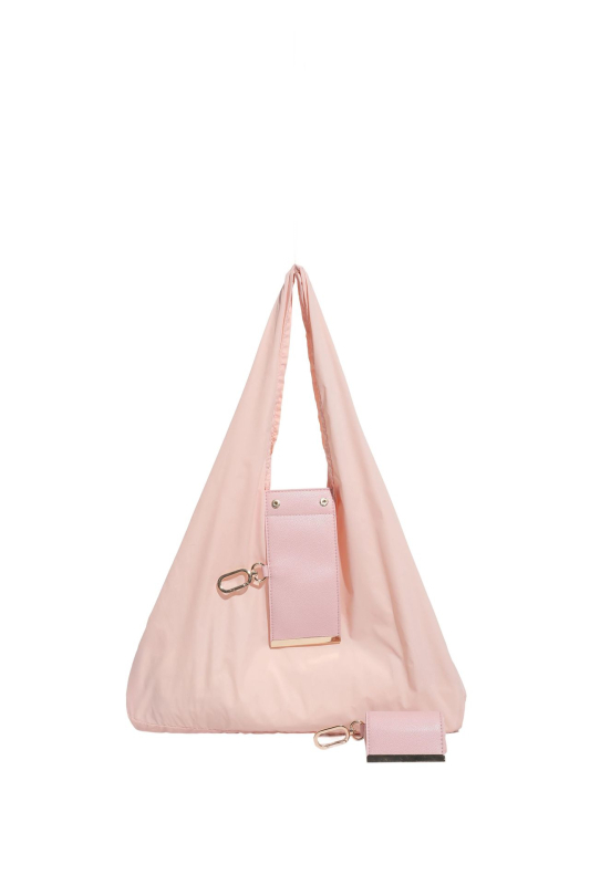 Geantă de depozitare pentru chei din Nylon, închidere cu șnur, formă verticală pătrată, buzunar deschis