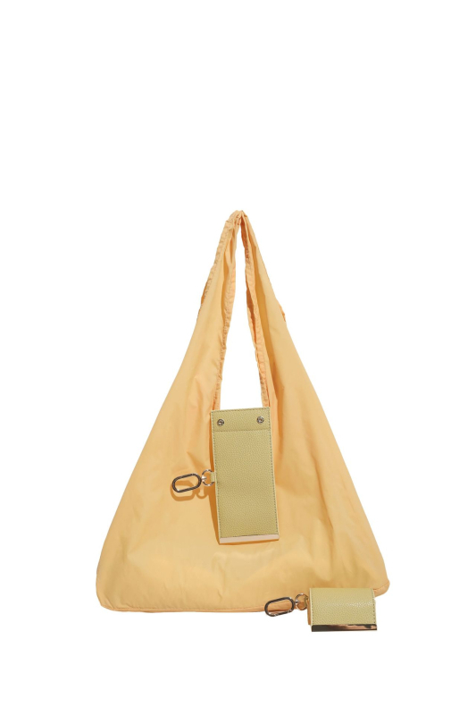 Geantă de depozitare pentru chei din Nylon, închidere cu șnur, formă verticală pătrată, buzunar deschis