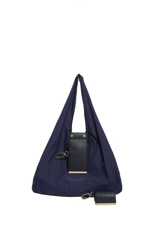 Geantă de depozitare pentru chei din Nylon, închidere cu șnur, formă verticală pătrată, buzunar deschis