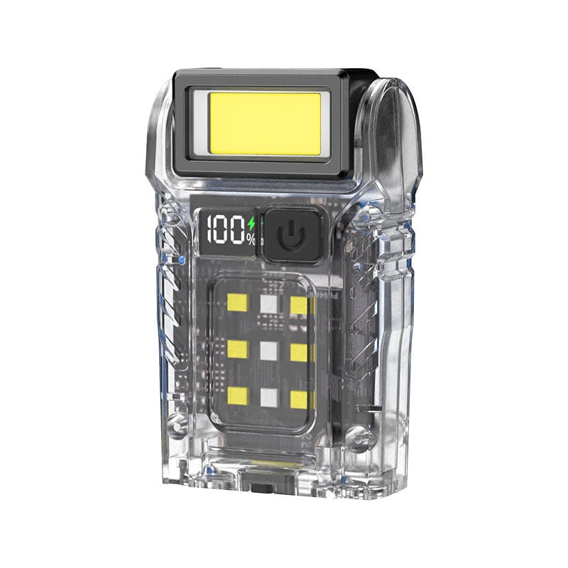 Lanternă LED cu lumină COB, rotație la 360°, reîncărcabilă, 20W, autonomie baterie 4-6 ore