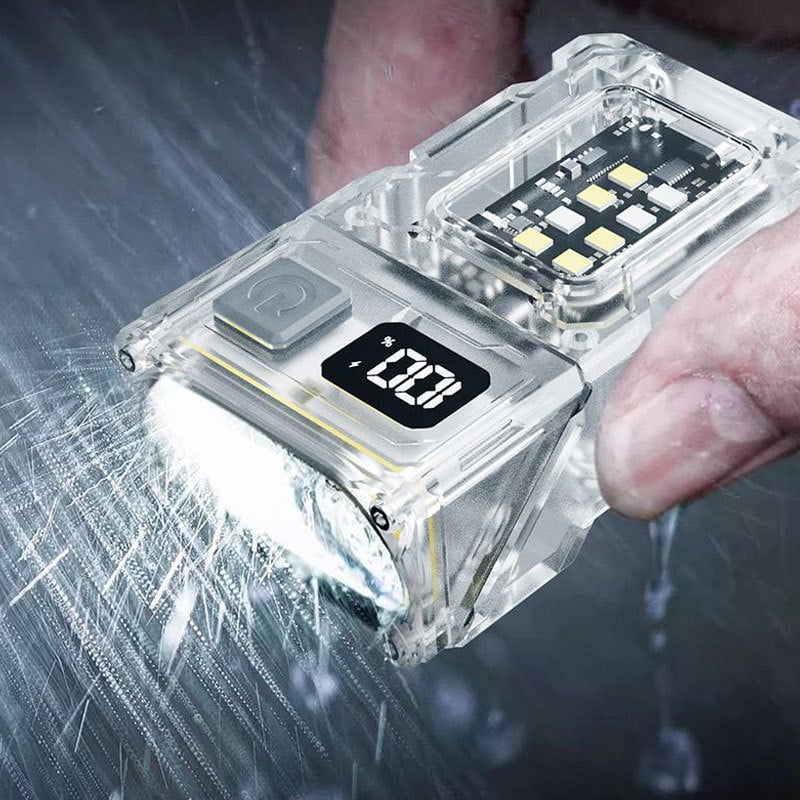 Lanternă LED cu lumină COB, rotație la 360°, reîncărcabilă, 20W, autonomie baterie 4-6 ore