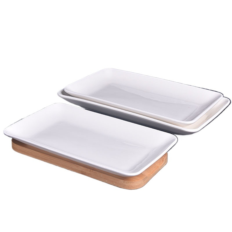 Farfurie dreptunghiulară - Feida, Material: floare de mătase, Model: 69850, Stil: Simplu