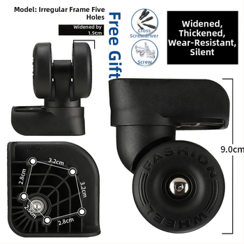 Kohvri rataste vahetamine – universaalsed rattad, PVC materjal, kevad 2025