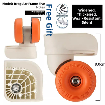 Kohvri rataste vahetamine – universaalsed rattad, PVC materjal, kevad 2025