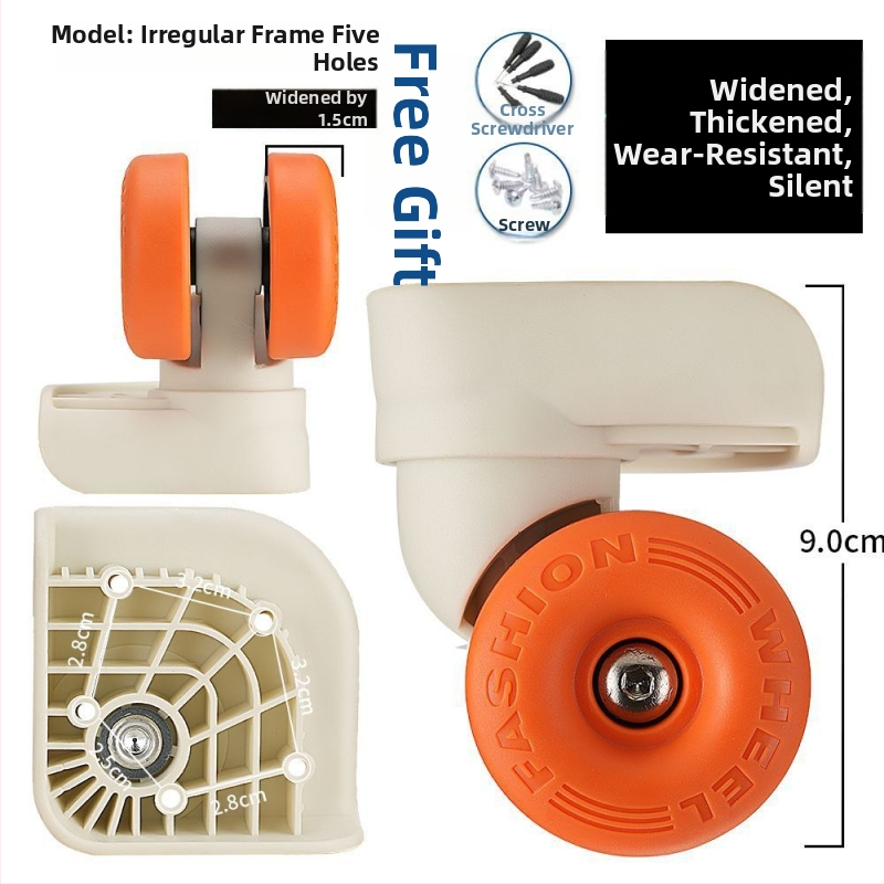 Kohvri rataste vahetamine – universaalsed rattad, PVC materjal, kevad 2025