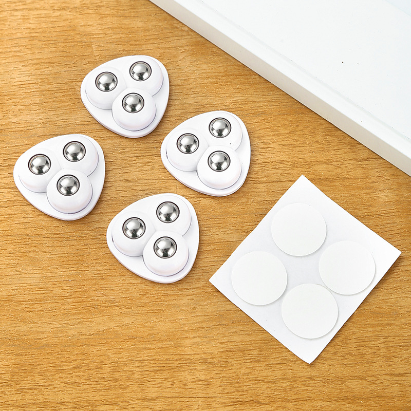 Three-bead universal wheel – ABS, Type A, vstrekovanie plastov, Exquisite, na odpadkový kôš a úložný box, moderný štýl