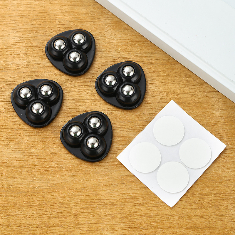 Three-bead universal wheel – ABS, Type A, vstrekovanie plastov, Exquisite, na odpadkový kôš a úložný box, moderný štýl