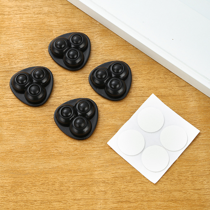 Three-bead universal wheel – ABS, Type A, vstrekovanie plastov, Exquisite, na odpadkový kôš a úložný box, moderný štýl