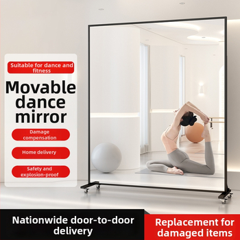 Mozgatható padlótükör univerzális kerekekkel, alumínium váz, modell 005, testre szabható