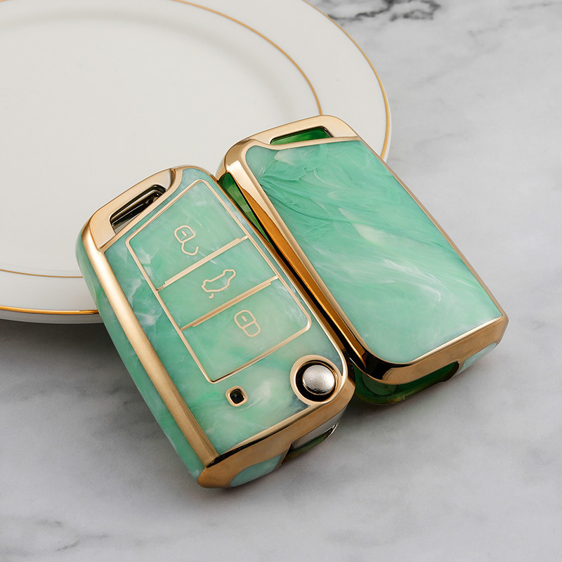 Carcasa cheii TPU pentru Volkswagen: Touareg, Touran, Tiguan, Teramont, T-Roc, Lavida și Golf 7 — de înaltă calitate, personalizabilă, cu opțiune de marcă privată