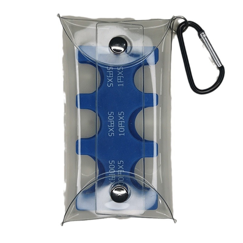 Portofel pentru monede, material PU, căptușeală PVC, design unisex, potrivit pentru depozitare casnică.