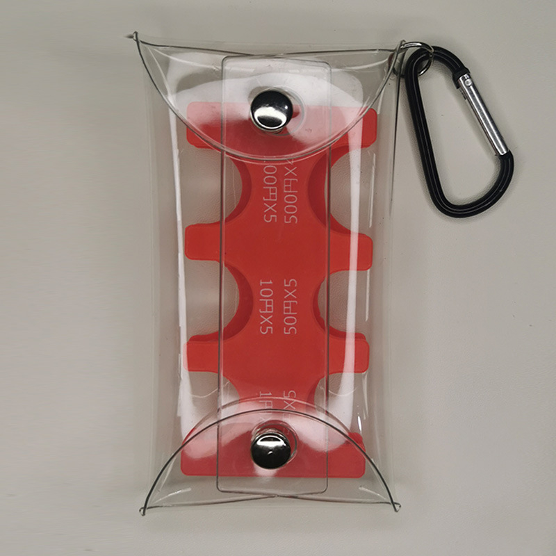 Portofel pentru monede, material PU, căptușeală PVC, design unisex, potrivit pentru depozitare casnică.