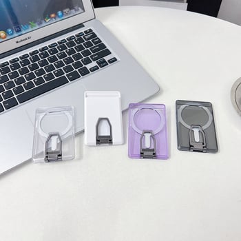 Li Chuang MagSafe vezeték nélküli töltőkeret kártyatartóval és gyűrűs tartóval – 3 az 1-ben, univerzális műanyag kivitel