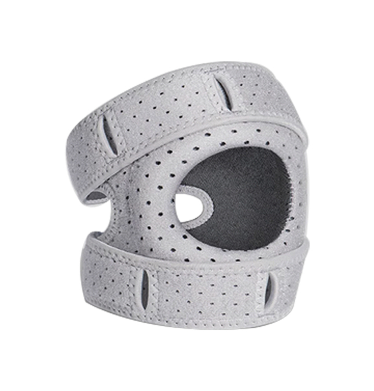 Αθλητικό προστατευτικό γονάτου με ιμάντα επιγονατίδας – διαπερατό, ελαφρύ για τρέξιμο και ποδόσφαιρο, προστασία άρθρωσης