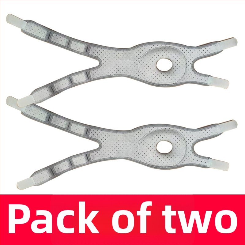 Αθλητικό προστατευτικό γονάτου με ιμάντα επιγονατίδας – διαπερατό, ελαφρύ για τρέξιμο και ποδόσφαιρο, προστασία άρθρωσης