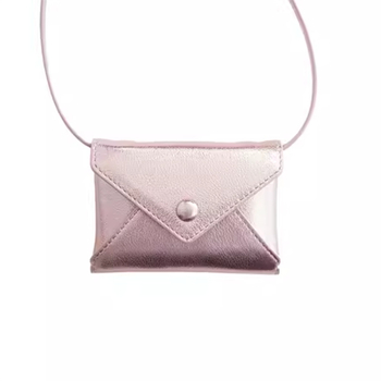 Zsebes pénztárca boríték-stílusú nyakba akasztható kivitel, PU anyag, uniszex, Hoshino Leather Goods