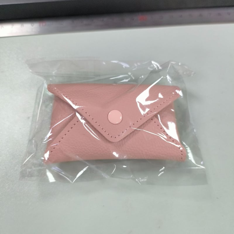 Zsebes pénztárca boríték-stílusú nyakba akasztható kivitel, PU anyag, uniszex, Hoshino Leather Goods