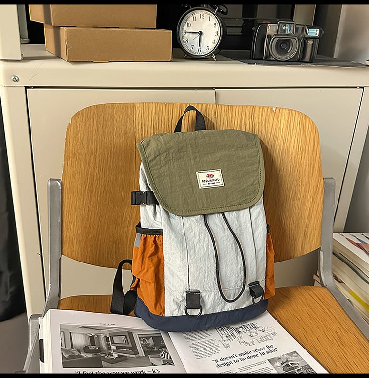 Kültéri sportokra tervezett sporttáska, nylon, vízálló, légáteresztő, kopásálló, görbült vállpántok