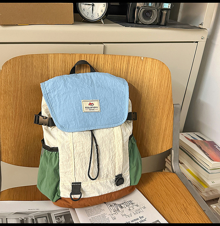 Kültéri sportokra tervezett sporttáska, nylon, vízálló, légáteresztő, kopásálló, görbült vállpántok