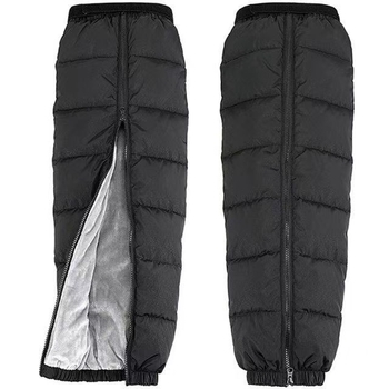 Kerékpározáshoz térdvédők — téli meleg, szélvédő, felnőtteknek, PU, arany velúr és báránygyapjú