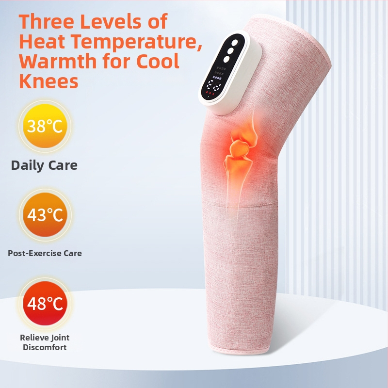 Blauzdų masažuoklis, belaidis ir nešiojamas, su kelių režimų oro slėgio masažu, vibracija, infraraudonųjų spindulių šildymas ir karštas suspaudimas