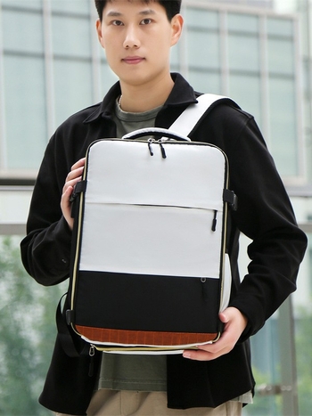 Nagy kapacitású üzleti hátizsák — kopásálló, vízálló Oxford anyagból; 36–55 L; kompatibil 14 colos laptophoz; légáteresztő vállpántok; ideális szabadidős utazásokhoz és tanuláshoz; Business Elite stílus