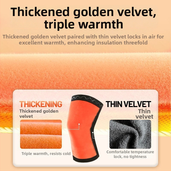 Fleece kelio pagalvėlės suaugusiems, tinkama joga, kelio apsauga, bėgimas ir žygiai