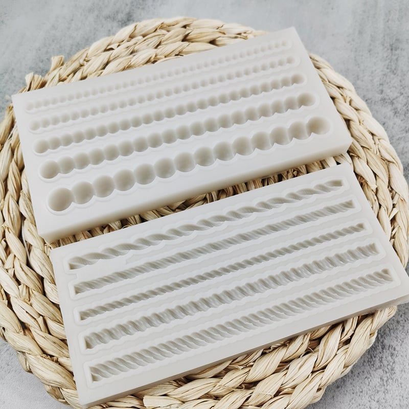 Minsunbak силиконова форма за торта – перлена верига за украса на ръба