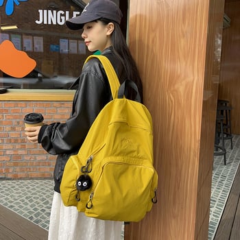 Uniszex nylon hátizsák szabadidős utazáshoz, kapacitás 20–35L, kompatibil 14 colos laptophoz, kopásálló, ívelt vállpánt