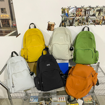 Uniszex nylon hátizsák szabadidős utazáshoz, kapacitás 20–35L, kompatibil 14 colos laptophoz, kopásálló, ívelt vállpánt