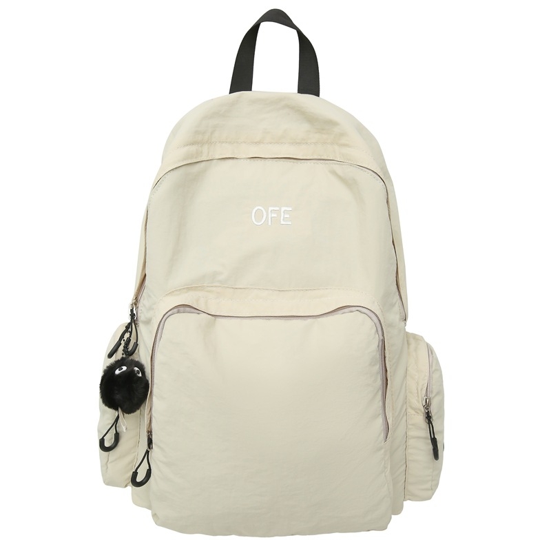 Uniszex nylon hátizsák szabadidős utazáshoz, kapacitás 20–35L, kompatibil 14 colos laptophoz, kopásálló, ívelt vállpánt