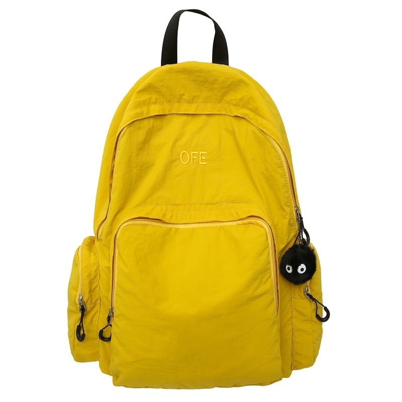 Uniszex nylon hátizsák szabadidős utazáshoz, kapacitás 20–35L, kompatibil 14 colos laptophoz, kopásálló, ívelt vállpánt