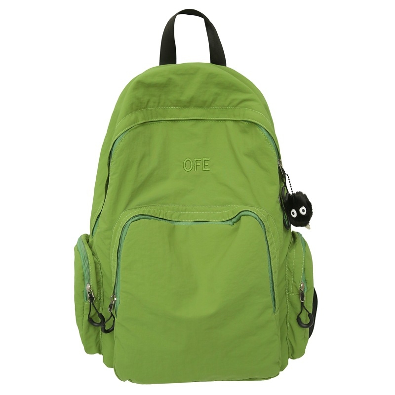 Uniszex nylon hátizsák szabadidős utazáshoz, kapacitás 20–35L, kompatibil 14 colos laptophoz, kopásálló, ívelt vállpánt