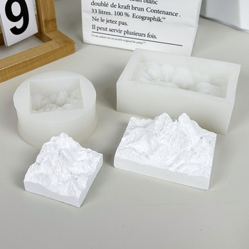 Silikonska forma za mousse tortu, 3D oblik ledene planine, nepravilni oblik, moderan minimalistički stil