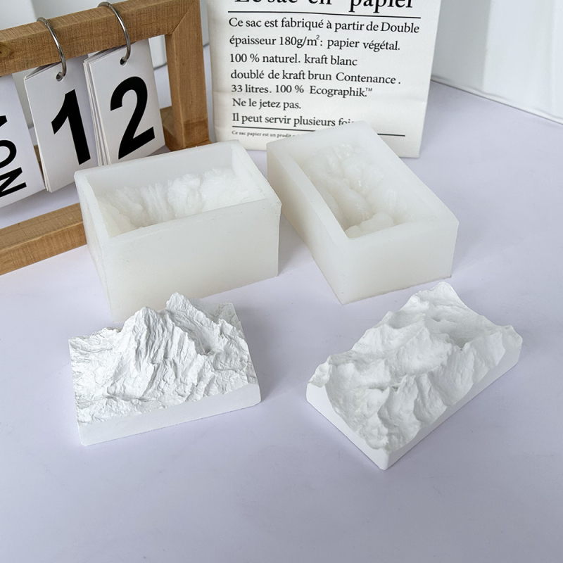 Silikonska forma za mousse tortu, 3D oblik ledene planine, nepravilni oblik, moderan minimalistički stil