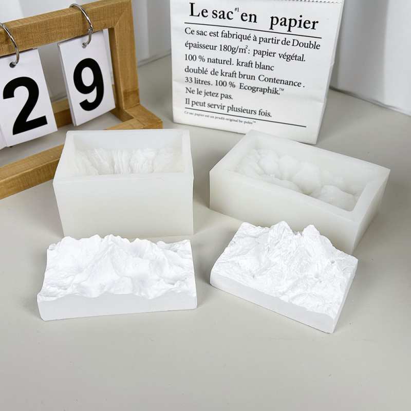 Silikonska forma za mousse tortu, 3D oblik ledene planine, nepravilni oblik, moderan minimalistički stil