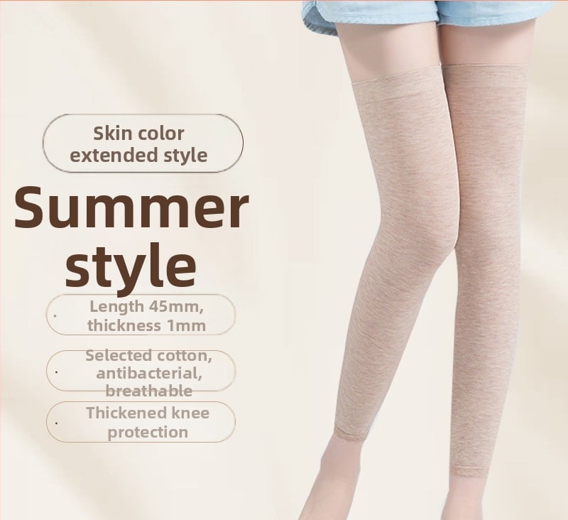 Noyi ενήλικες βαμβακερή προστασία γόνατος – Ultra-λεπτή, μακριά, πάνω από το γόνατο, θέρμανση και προστασία από κρύο, Άνοιξη 2023