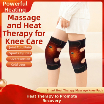 Elektrinės kelio pagalvėlės masažas su šiltu kompresu ir vibracijos terapija; temperatūros diapazonas 55–72°C; galia 10W; įtampa 5V; svoris 600g