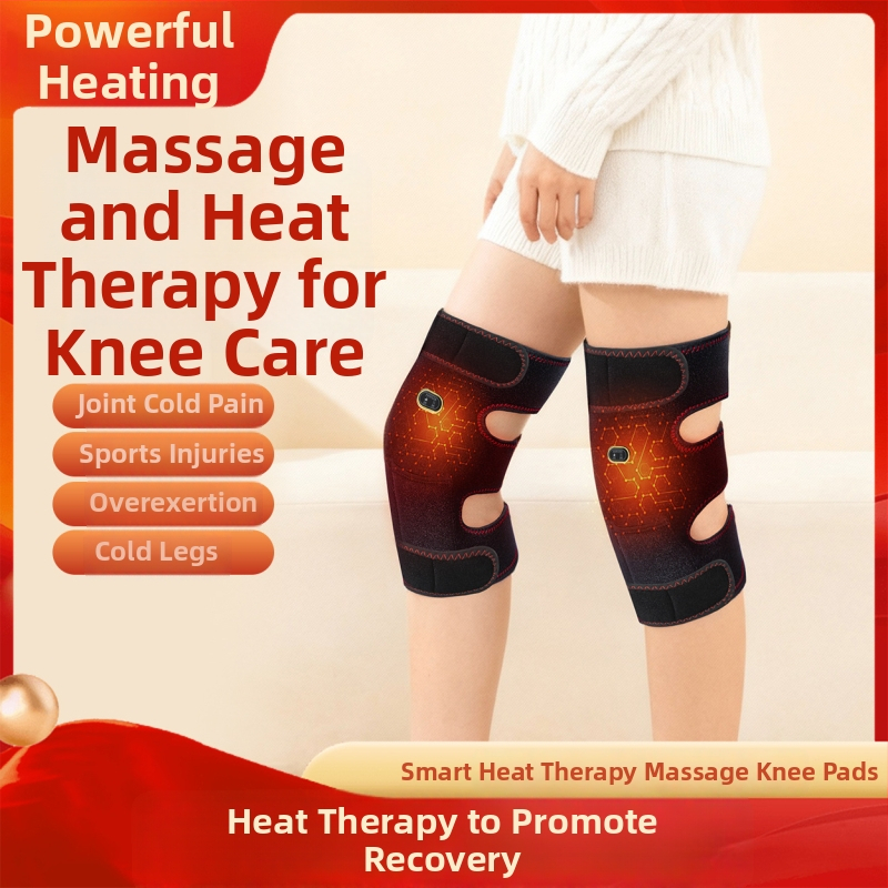 Elektrinės kelio pagalvėlės masažas su šiltu kompresu ir vibracijos terapija; temperatūros diapazonas 55–72°C; galia 10W; įtampa 5V; svoris 600g