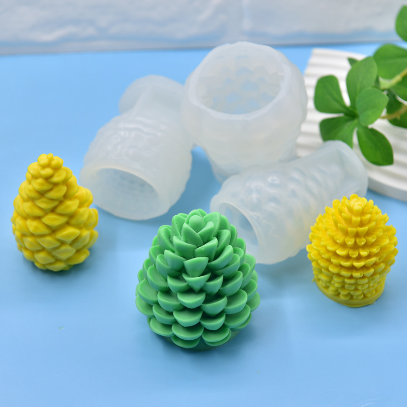 Silicone kalup za pečenje s oblikom šišarke za fondant, sapun i DIY svijeće