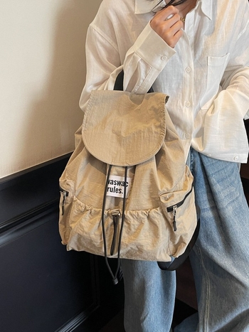 Nylon ruksak za putovanje velikog kapaciteta, unisex, za 14-inčni laptop, 36–55 L, zakrivljene naramenice, proljeće 2025