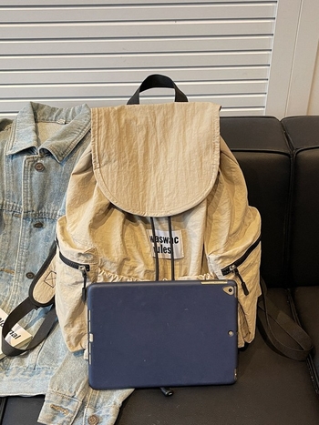 Nylon ruksak za putovanje velikog kapaciteta, unisex, za 14-inčni laptop, 36–55 L, zakrivljene naramenice, proljeće 2025