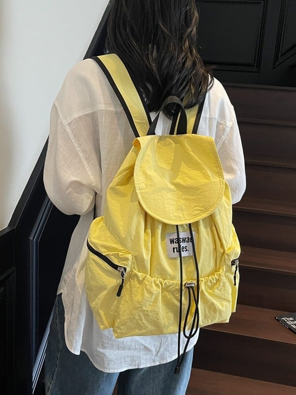 Nylon ruksak za putovanje velikog kapaciteta, unisex, za 14-inčni laptop, 36–55 L, zakrivljene naramenice, proljeće 2025
